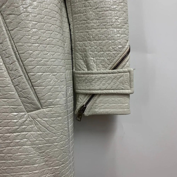 Whistles Women's Animal Print Wool Lined Full Zip Trench Coat Dress Size S‎ - Picture 5 of 14